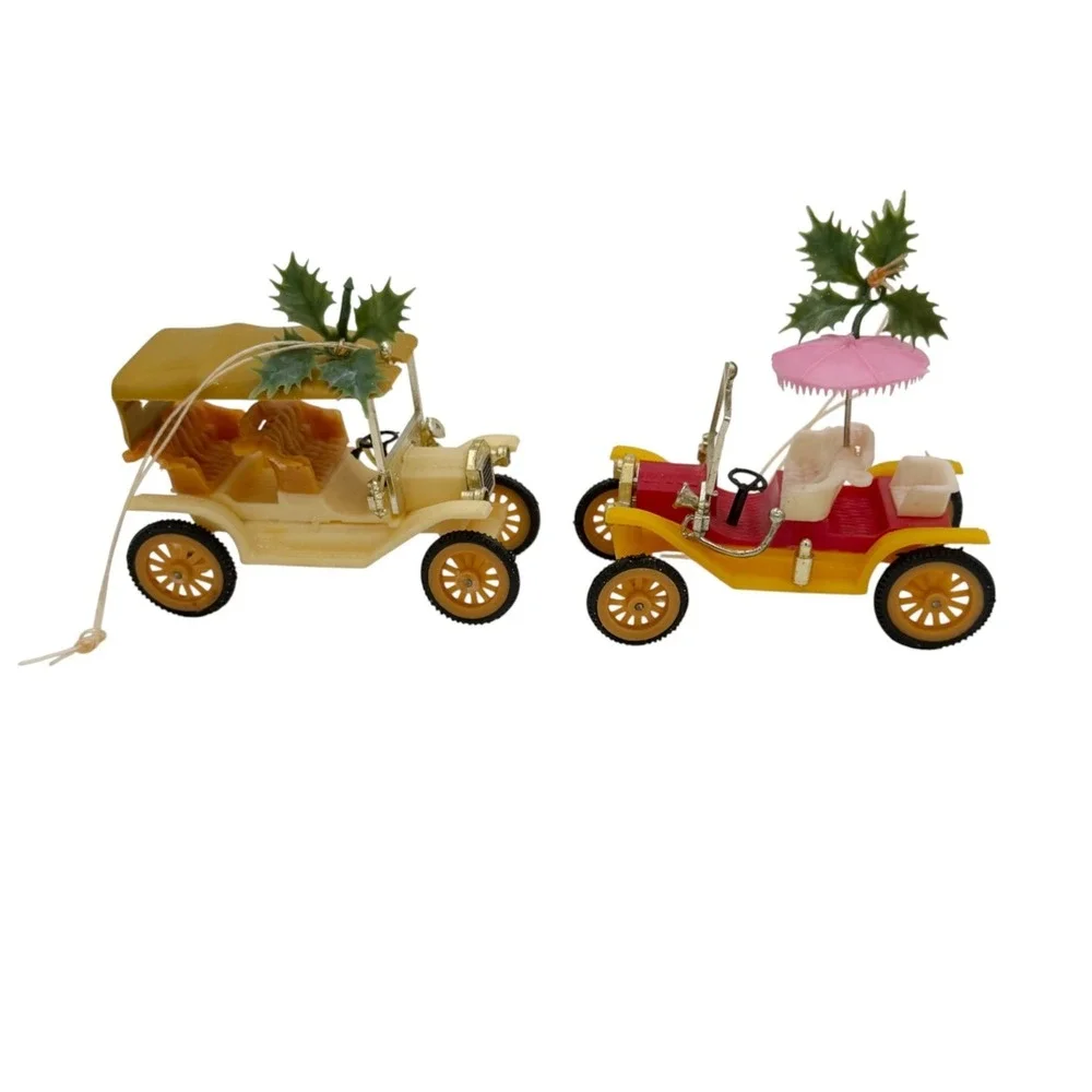 Ford Model‎ T Christmas Ornaments Pair Ford Automobilia Hong Kong Vintage